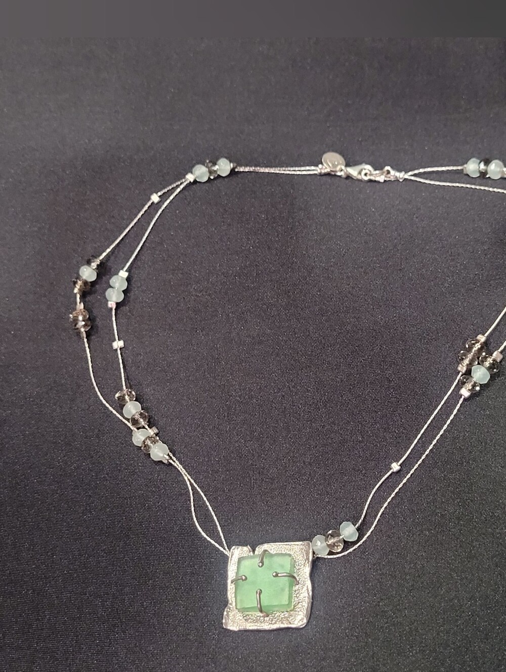 Luli Hamerzstein Artisan Necklace Sterling Silver 18"